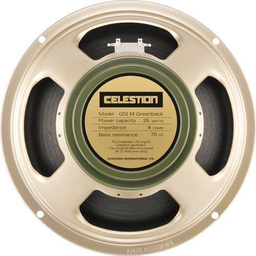 Celestion 25W 8 ohm G12M Greenback Speaker Celestion 25W 8 ohm G12M Greenback Speaker