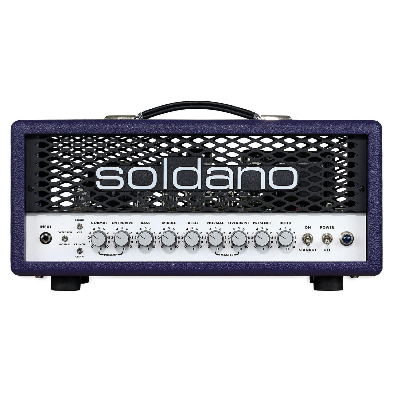 Soldano Super Lead Overdrive SLO-30 30W Amp Head with Custom Purple Tolex Soldano Super Lead Overdrive SLO-30 30W Amp Head with Custom Purple Tolex
