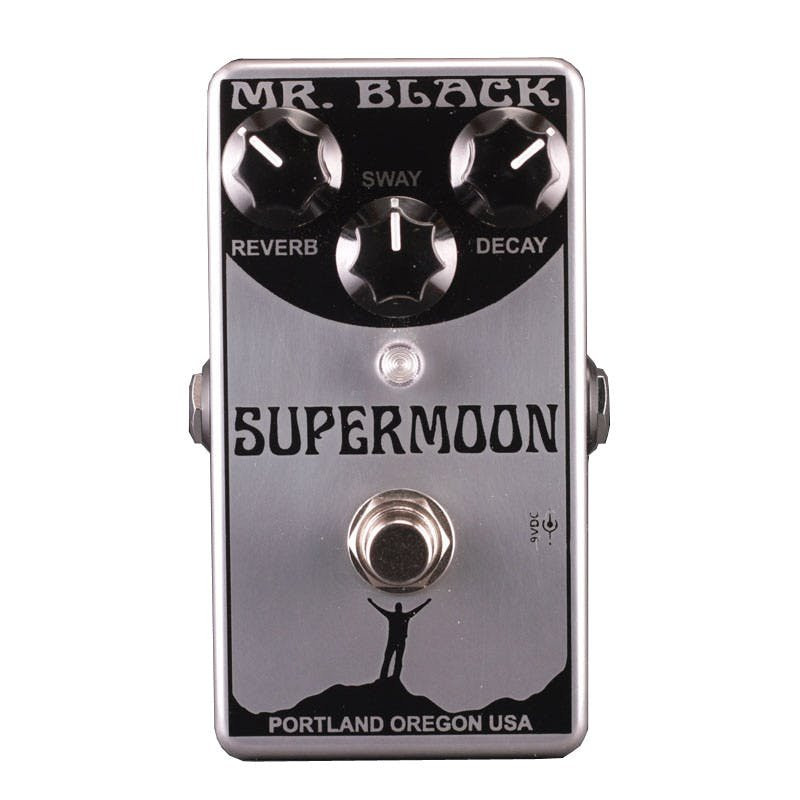 Mr Black SuperMoon Chrome Reverb Pedal Mr Black SuperMoon Chrome Reverb Pedal
