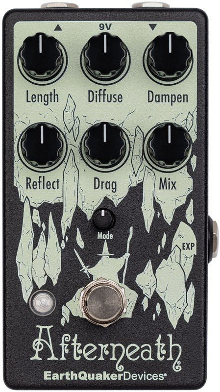 EarthQuaker Devices Afterneath Otherworldly Reverberation Machine V3 Reverb Pedal EarthQuaker Devices Afterneath Otherworldly Reverberation Machine V3 Reverb Pedal