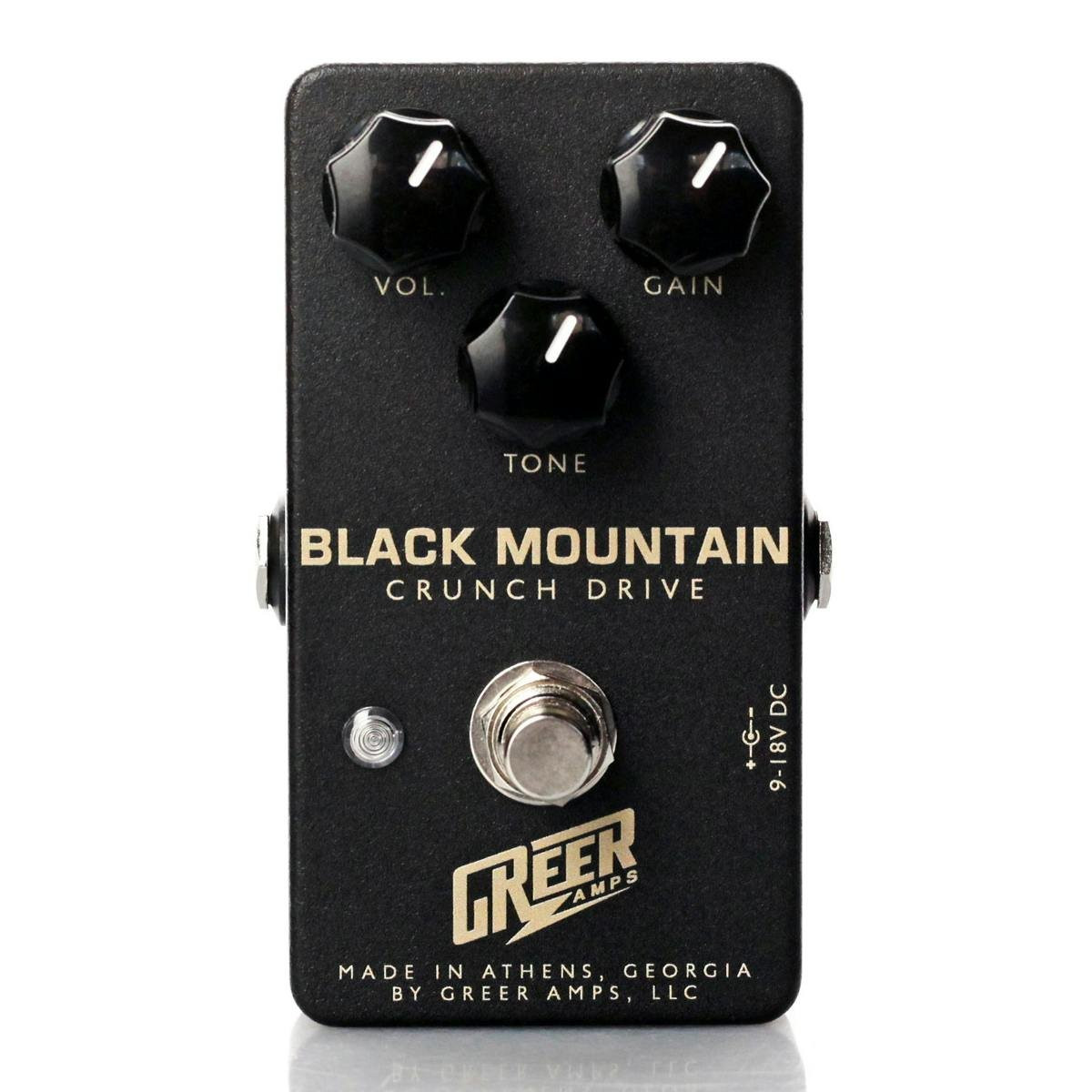 Greer Amps Black Mountain Crunch Drive Pedal Greer Amps Black Mountain Crunch Drive Pedal