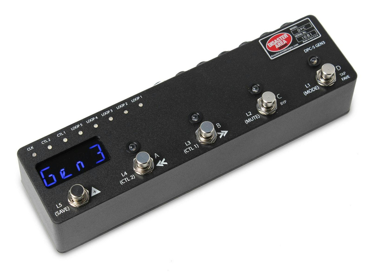 Disaster Area DPC-5 Gen3 Switching System for Guitar Pedals Disaster Area DPC-5 Gen3 Switching System for Guitar Pedals