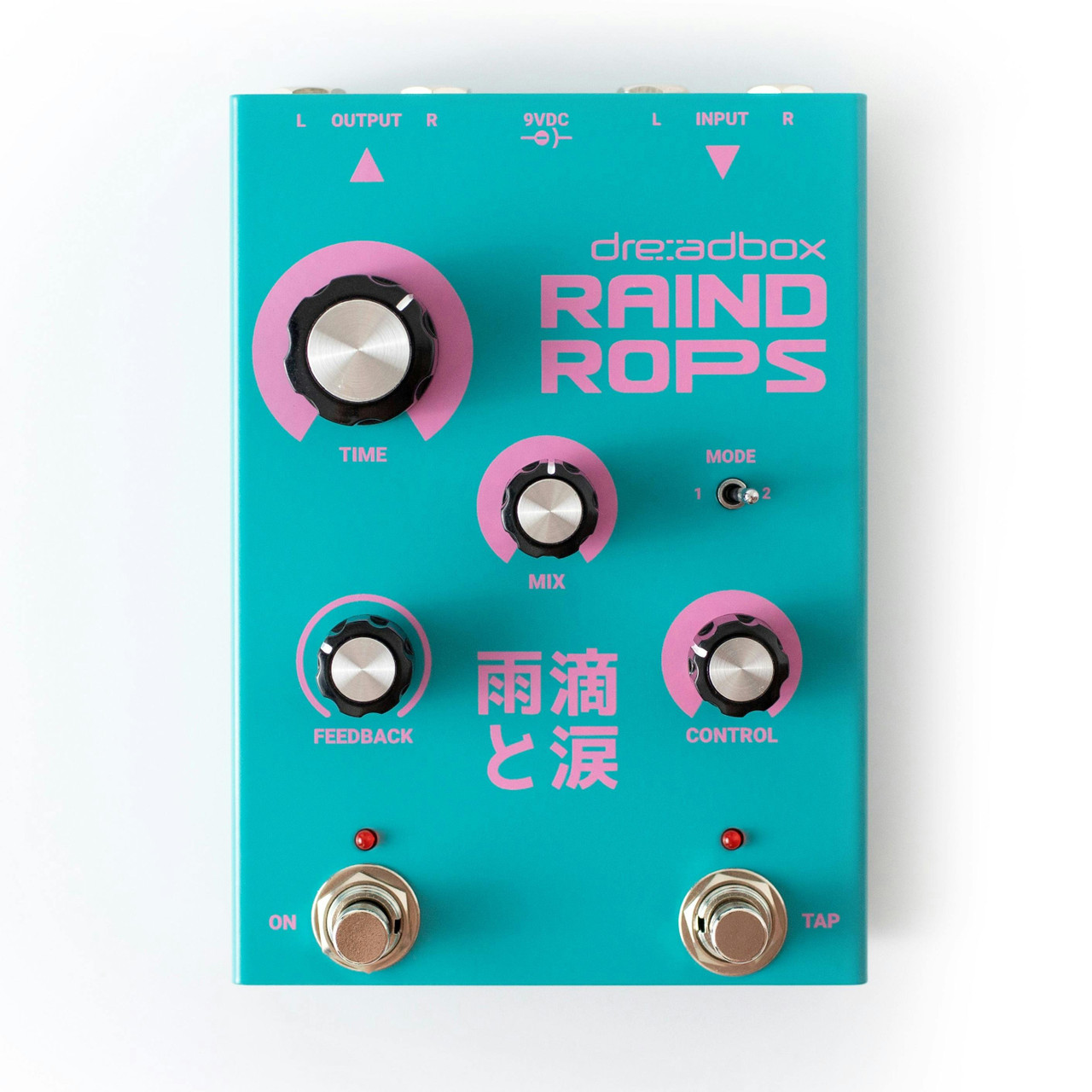 Dreadbox Raindrops Hybrid Delay Pitch Shifter Reverb Pedal Dreadbox Raindrops Hybrid Delay Pitch Shifter Reverb Pedal
