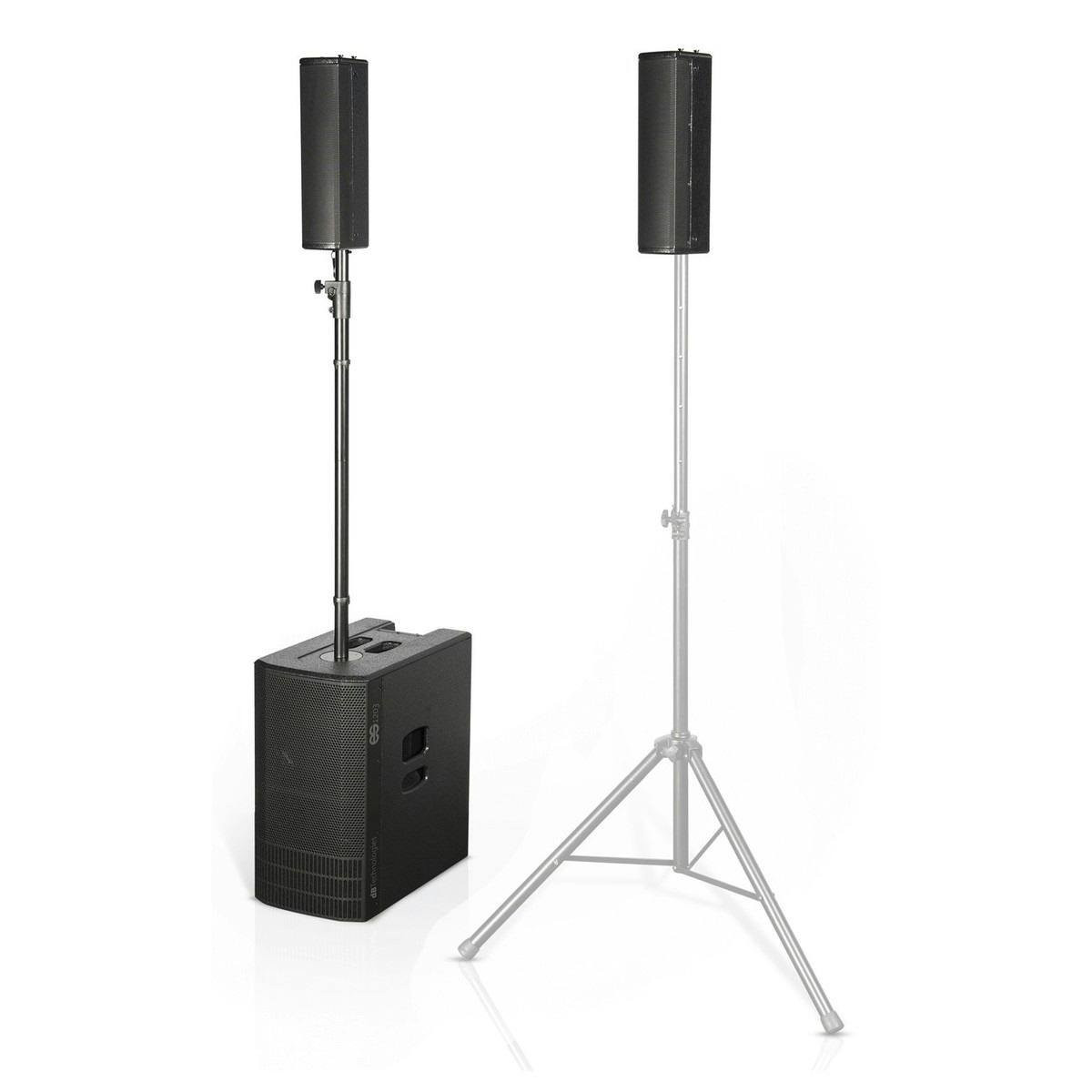 dB Technologies ES1203 Triamped Column PA System in Black dB Technologies ES1203 Triamped Column PA System in Black