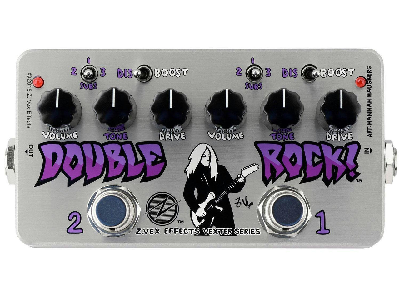 ZVEX Effects Vexter Double Rock Distortion & Boost Pedal ZVEX Effects Vexter Double Rock Distortion & Boost Pedal