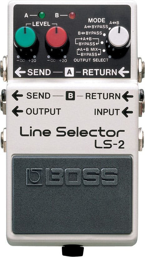 Boss LS-2 Line Selector Pedal Boss LS-2 Line Selector Pedal