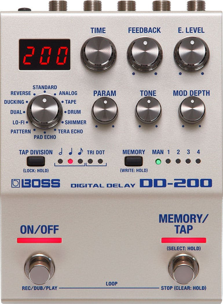 Boss DD-200 Digital Delay Pedal Boss DD-200 Digital Delay Pedal