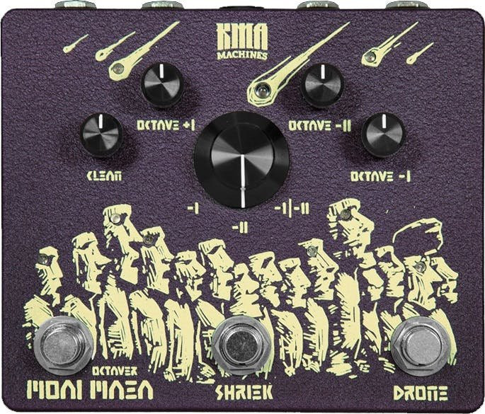 KMA Audio Machines Moai Maea Analog Octaver Pedal KMA Audio Machines Moai Maea Analog Octaver Pedal
