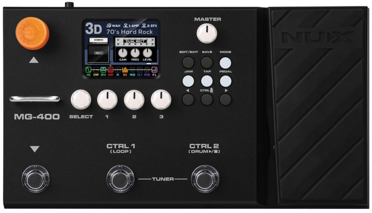 NUX MG-400 Multi-Effect Pedal NUX MG-400 Multi-Effect Pedal