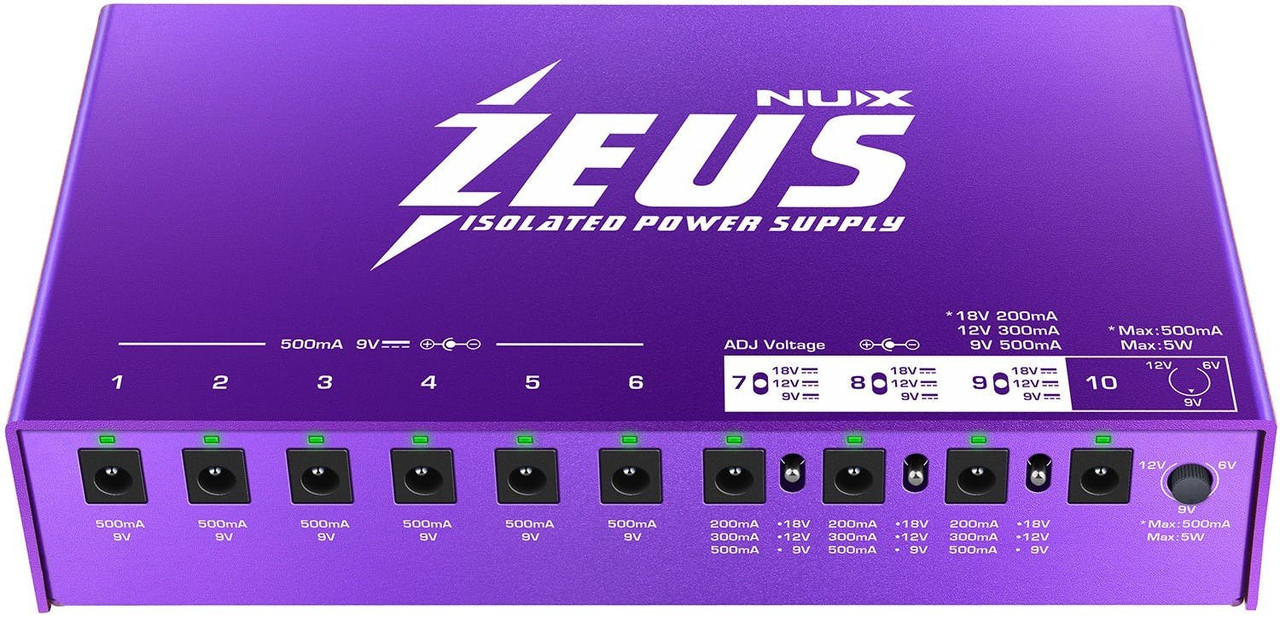 NUX Zeus Guitar Pedal Power Supply NUX Zeus Guitar Pedal Power Supply
