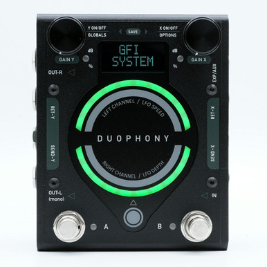 GFI System Synesthesia Dual Channel Modulation Pedal