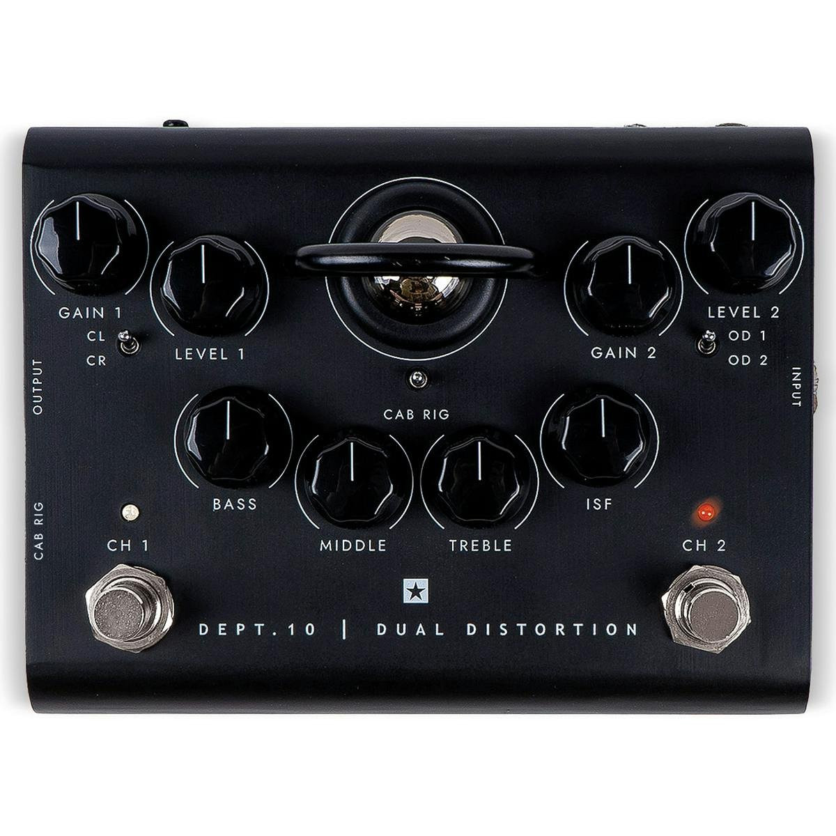 Blackstar Dept. 10 Valve-Powered Dual Distortion Pedal Blackstar Dept. 10 Valve-Powered Dual Distortion Pedal