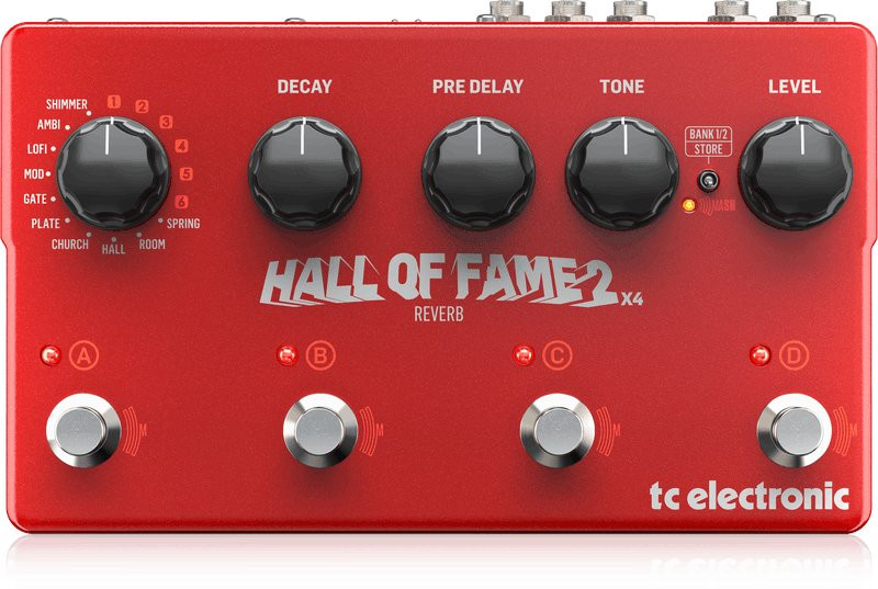 tc electronic HALL OF FAME 2 MINI リバーブ TC Electronic Hall of Fame 2 Mini Reverb Pedal - Andertons Music Co.