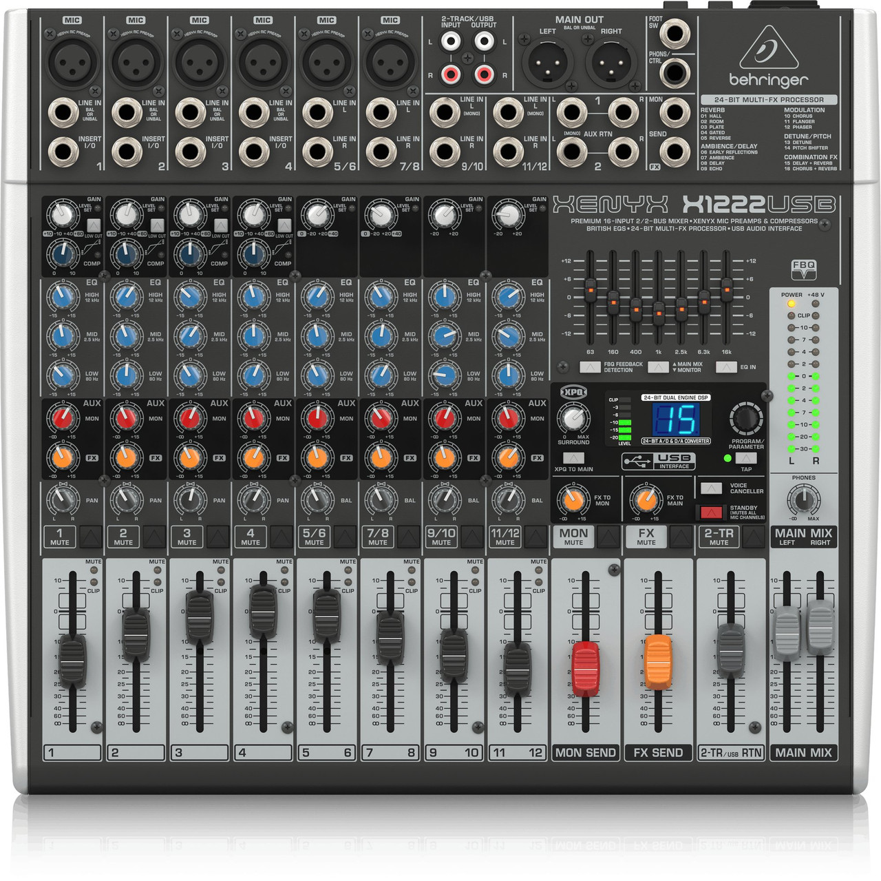 Behringer Xenyx X1222USB Mixer Behringer Xenyx X1222USB Mixer