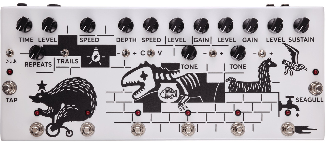 JAM Pedals Pink Flow Multi FX Pedal JAM Pedals Pink Flow Multi FX Pedal