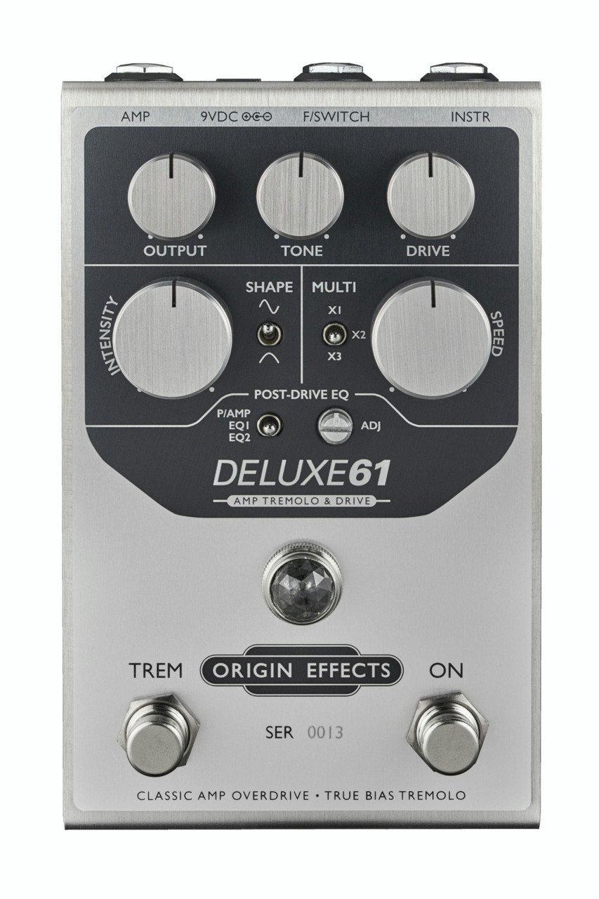 Origin Effects Deluxe 61 Amp Tremolo & Drive Pedal Origin Effects Deluxe 61 Amp Tremolo & Drive Pedal