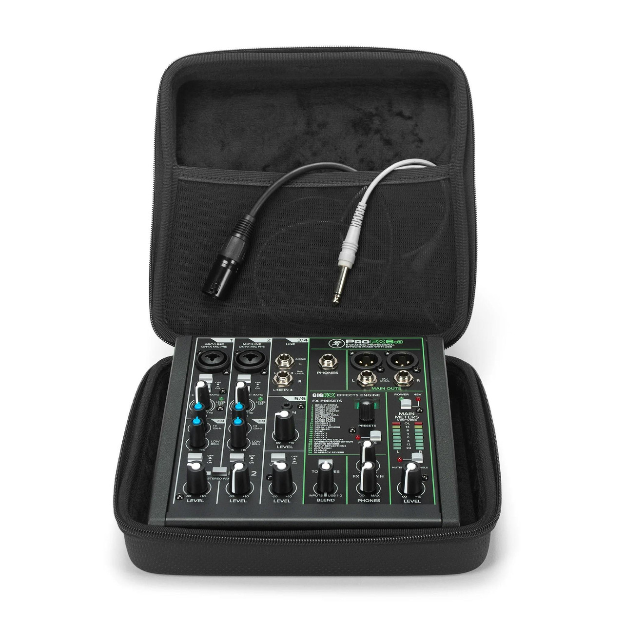 GLIDE Case For Mackie ProFX6V3 in Black GLIDE Case For Mackie ProFX6V3 in Black