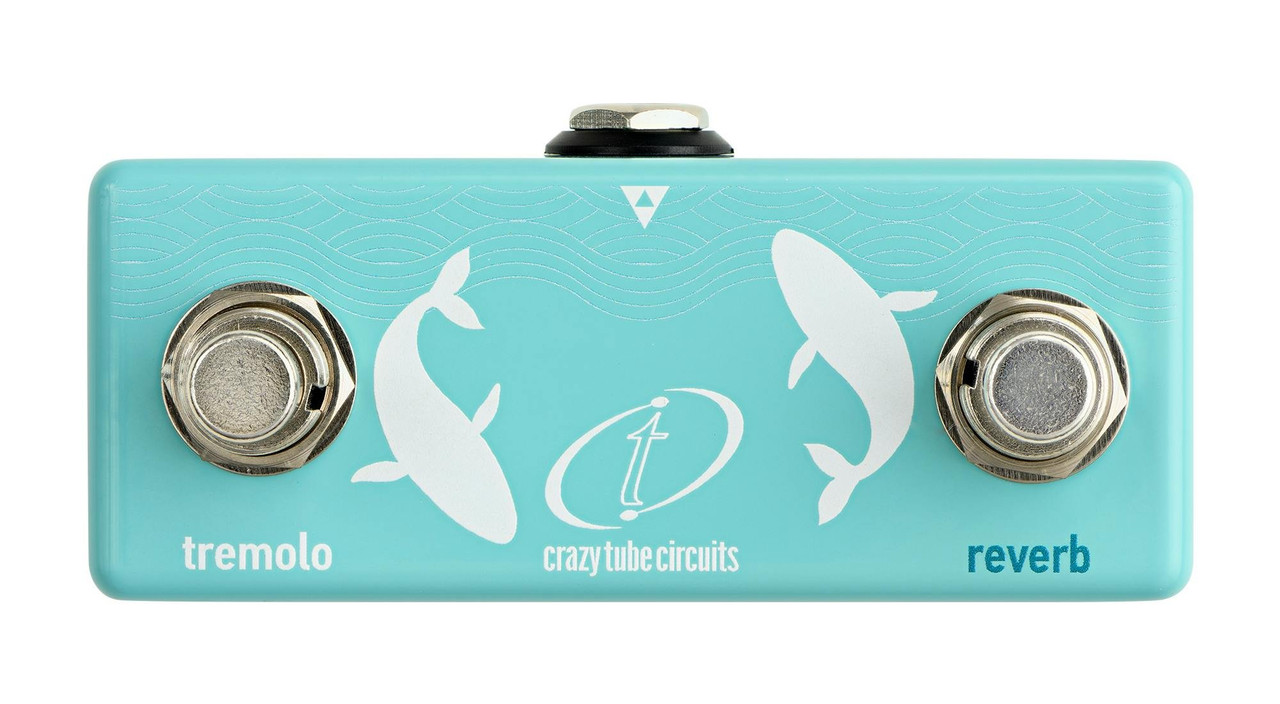 Crazy Tube Circuits External Dual Footswitch For White Whale Pedal Crazy Tube Circuits External Dual Footswitch For White Whale Pedal
