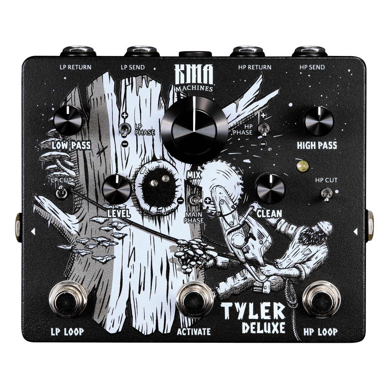 KMA Audio Machines Tyler Deluxe Two Channel Signal Splitter Pedal KMA Audio Machines Tyler Deluxe Two Channel Signal Splitter Pedal