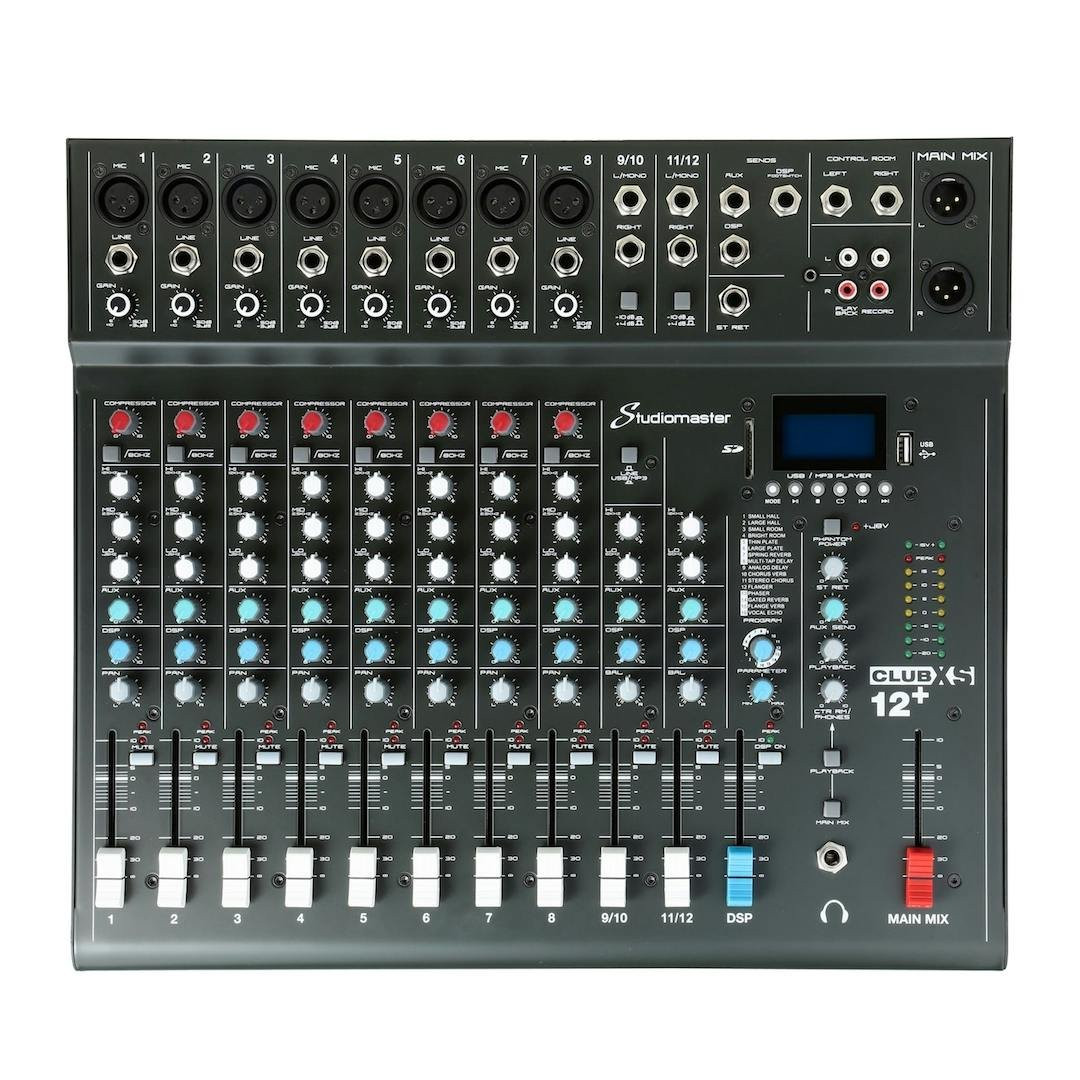 Studiomaster CLUB XS 12+ Compact Mixing Console Studiomaster CLUB XS 12+ Compact Mixing Console
