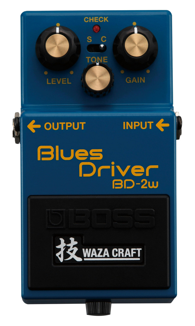 BOSS BD-2w Waza Craft Blues Driver Overdrive Pedal BOSS BD-2w Waza Craft Blues Driver Overdrive Pedal