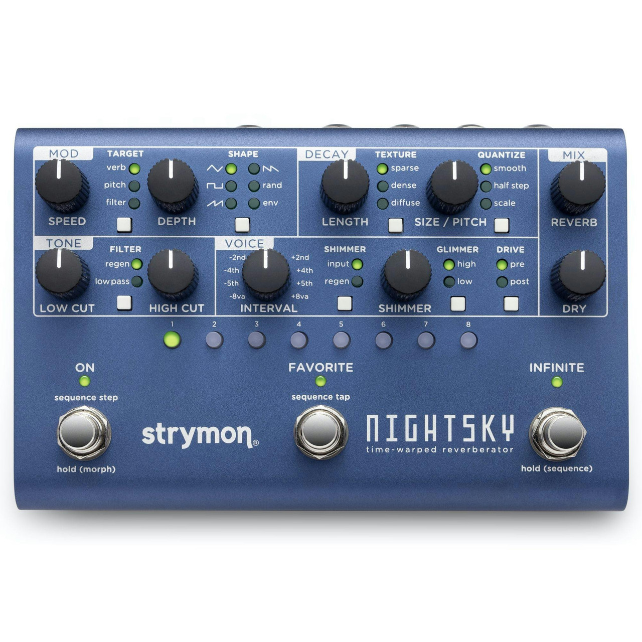 Strymon NightSky Time-Warped Reverberator Pedal Strymon NightSky Time-Warped Reverberator Pedal