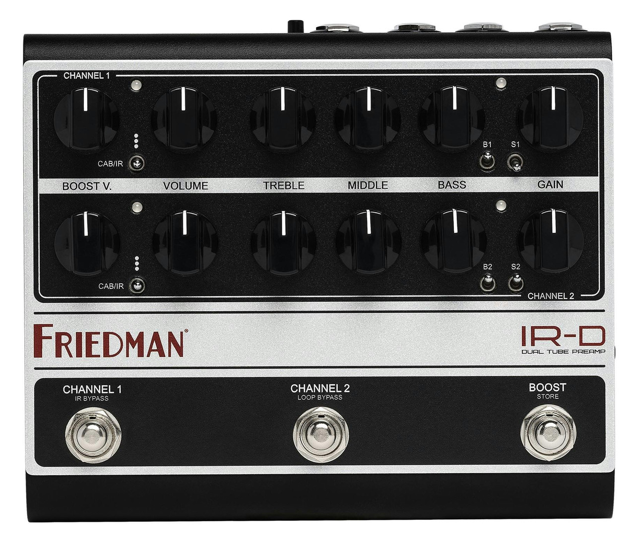 Friedman IR-D 2-Channel Dirty Shirley Twin Sister Tube Preamp Pedal Friedman IR-D 2-Channel Dirty Shirley Twin Sister Tube Preamp Pedal