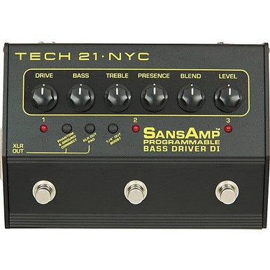 Tech 21 YYZ Geddy Lee Signature SansAmp YYZ Pedal - Andertons