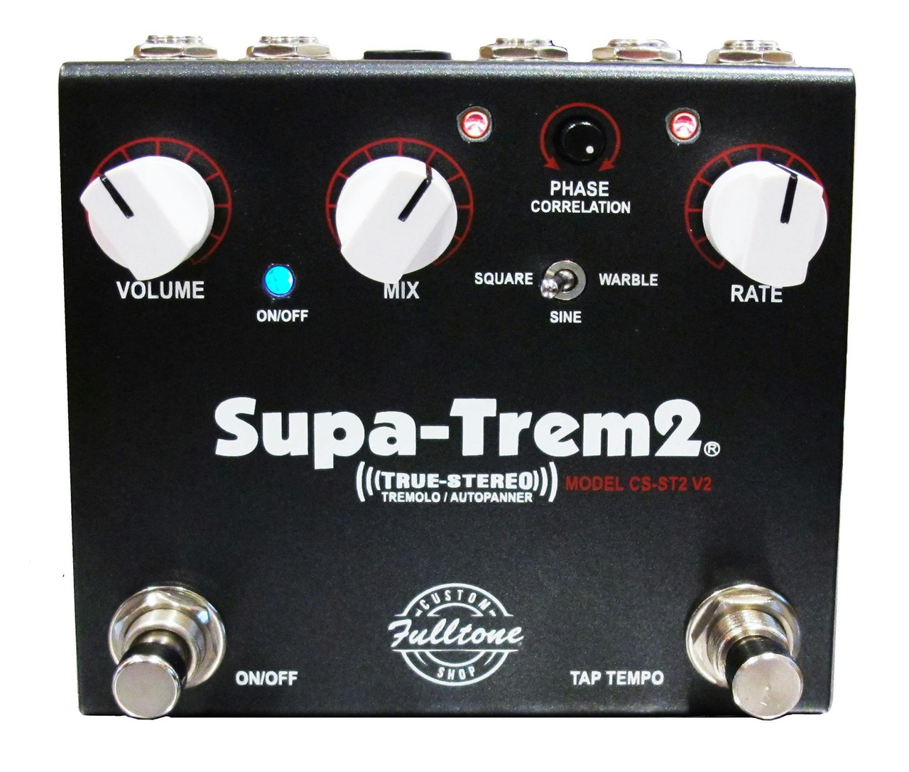 Fulltone USA Custom Shop CS-ST2 SupaTrem 2 V2 Tremolo Pedal Fulltone USA Custom Shop CS-ST2 SupaTrem 2 V2 Tremolo Pedal