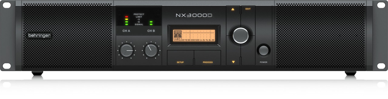 Behringer NX3000D 3000-Watt Class-D Power Amplifier With DSP Behringer NX3000D 3000-Watt Class-D Power Amplifier With DSP