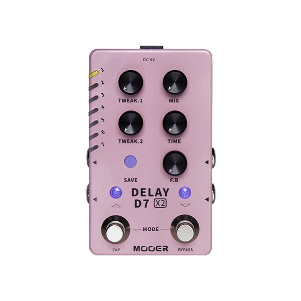 Mooer X2 D7 Delay FX Pedal Mooer X2 D7 Delay FX Pedal