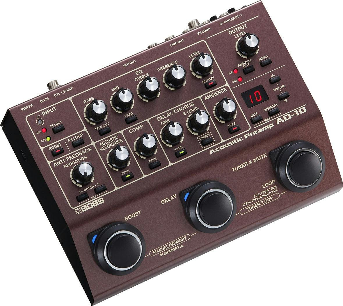 Boss AD-2 Acoustic Preamp Pedal - Andertons Music Co.