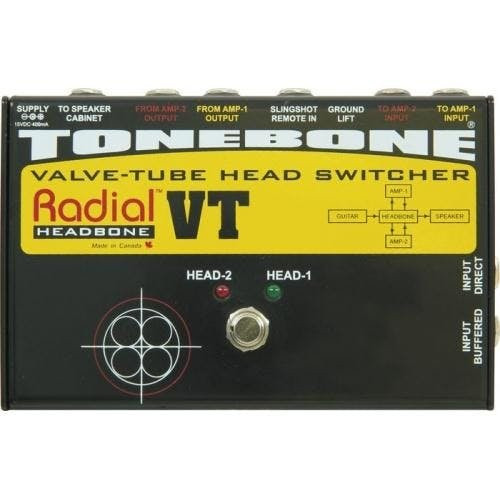 Radial Tonebone Headbone VT Valve head switcher Radial Tonebone Headbone VT Valve head switcher