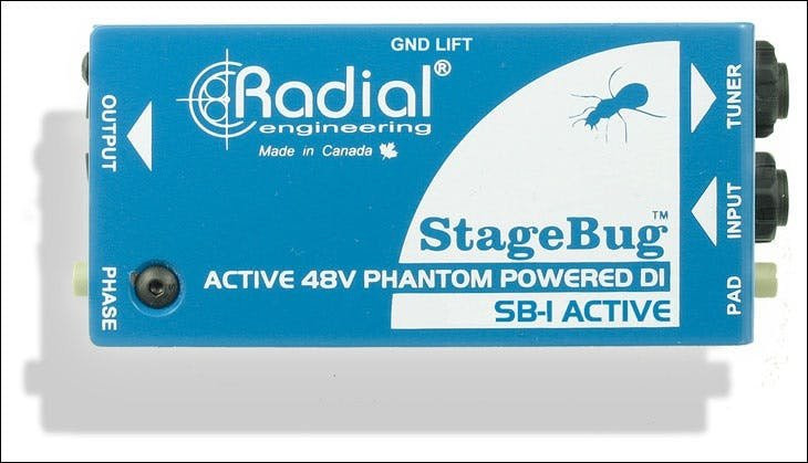 Radial StageBug SB-2 Compact passive DI Box - Andertons Music Co.