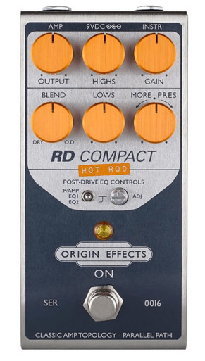 Origin Effects RD Compact Hot Rod Overdrive Pedal - Andertons