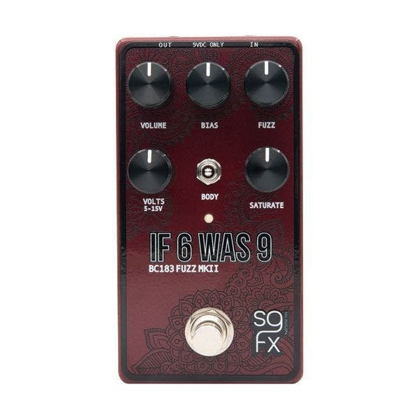 SolidGoldFX If 6 Was 9 MkII Fuzz Pedal SolidGoldFX If 6 Was 9 MkII Fuzz Pedal