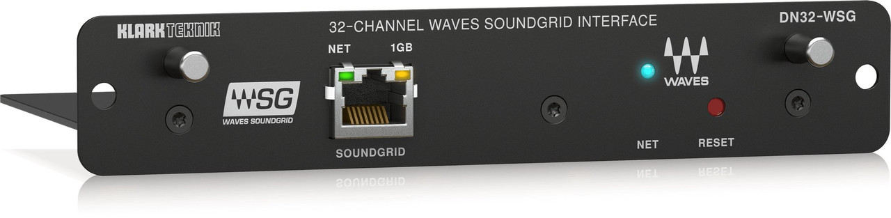Klark Teknik DN32-WSG Expansion Card for 32-Channel Low-Latency AoIP in WAVES SoundGrid Networks Klark Teknik DN32-WSG Expansion Card for 32-Channel Low-Latency AoIP in WAVES SoundGrid Networks