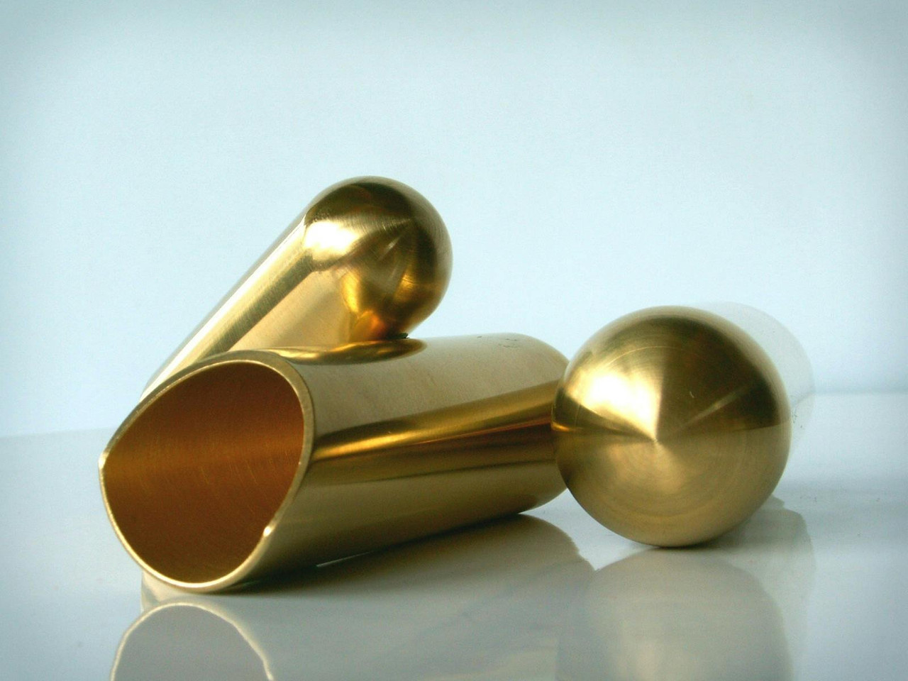 Rockslide Polished Brass Balltip Slide in Large