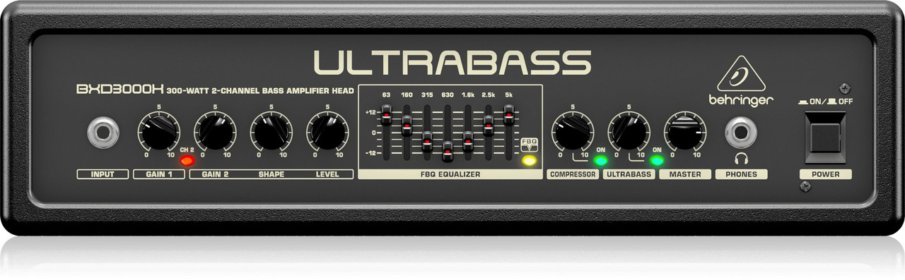 Behringer BXD3000H UltraBass Bass Head Amplifier Behringer BXD3000H UltraBass Bass Head Amplifier