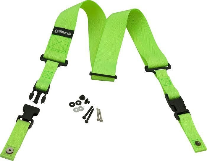 Dimarzio ClipLock 2" Nylon Strap in Green Dimarzio ClipLock 2" Nylon Strap in Green