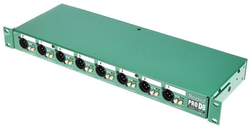Radial Pro D8 8-Channel Rackmount Passive DI Radial Pro D8 8-Channel Rackmount Passive DI