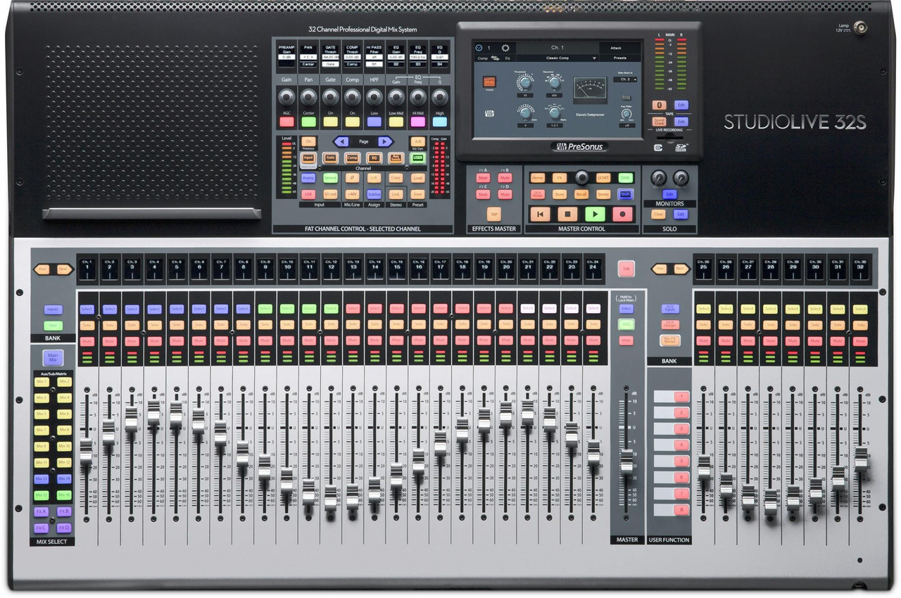 PreSonus StudioLive 32S Digital Mixing Console PreSonus StudioLive 32S Digital Mixing Console