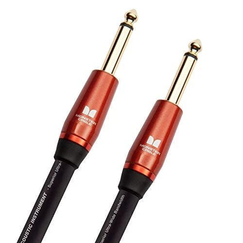 Monster Prolink Acoustic 12 ft Instrument Cable - Straight Jack Monster Prolink Acoustic 12 ft Instrument Cable - Straight Jack