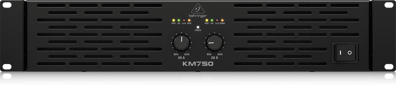 Behringer KM750 750-Watt Stereo Power Amplifier Behringer KM750 750-Watt Stereo Power Amplifier