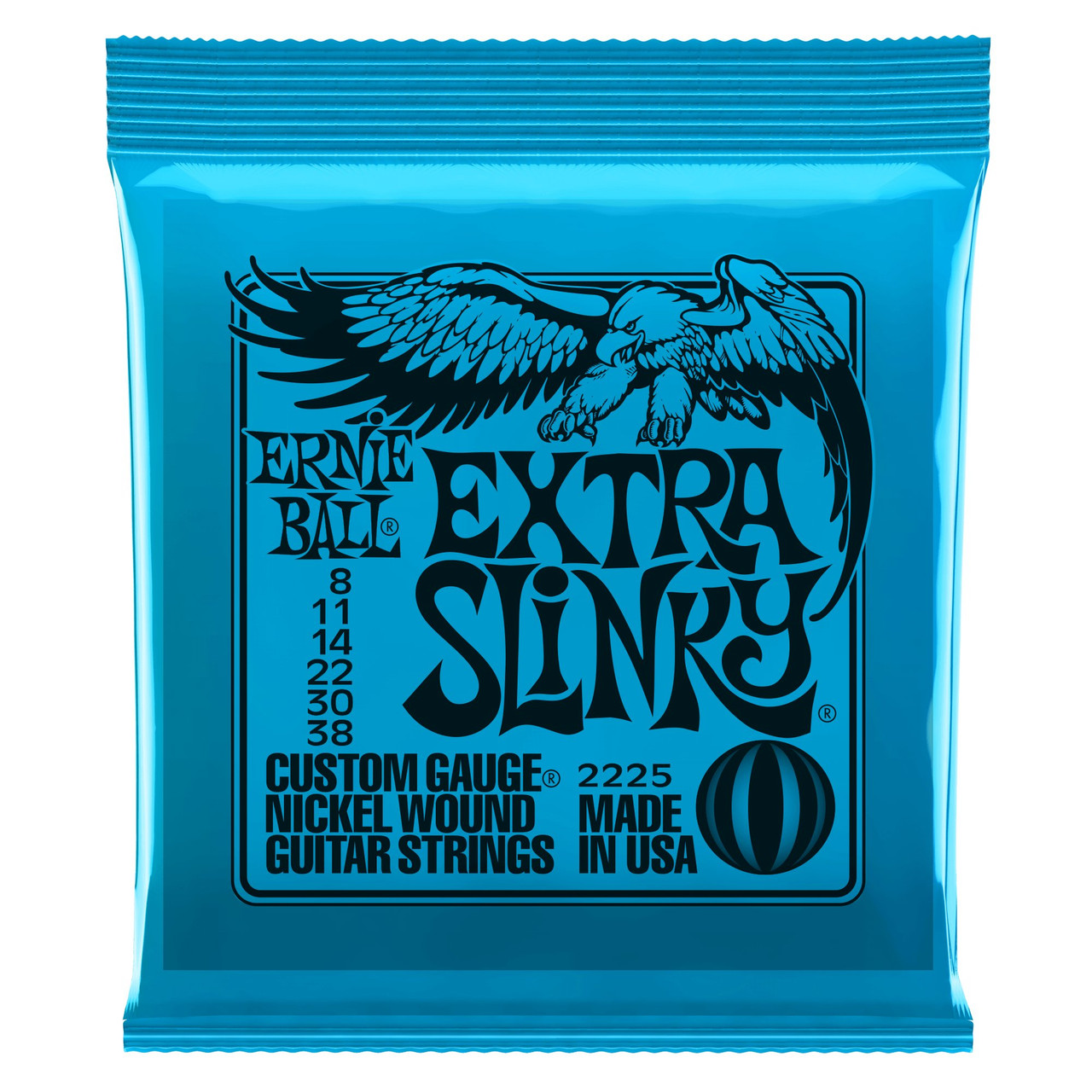Ernie Ball Extra Slinky 8-38 electric guitar strings Ernie Ball Extra Slinky 8-38 electric guitar strings