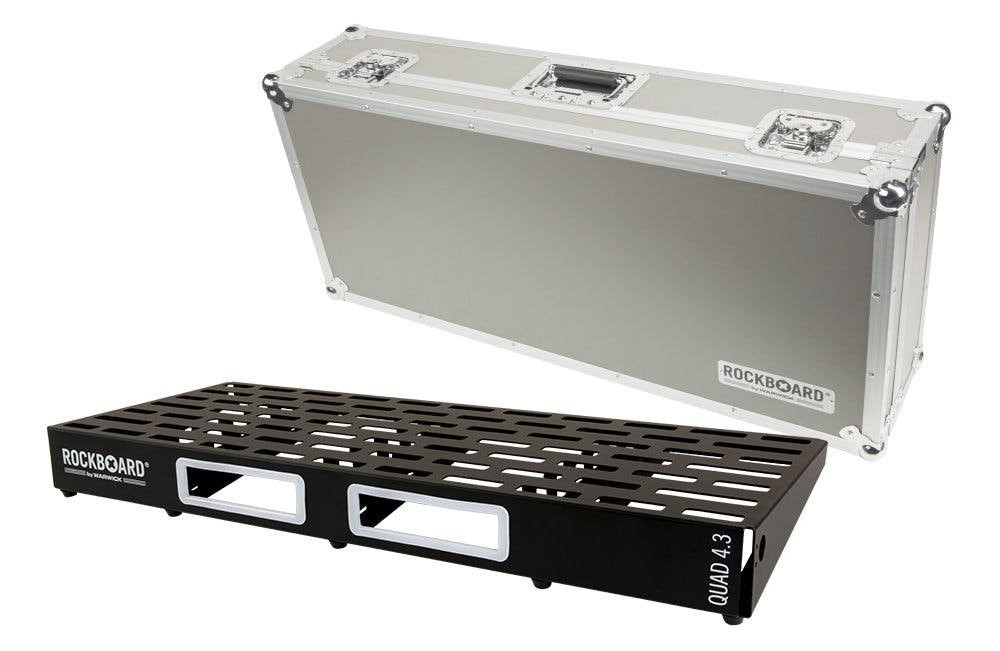 Rockboard QUAD 4.3 Pedalboard with Flight Case Rockboard QUAD 4.3 Pedalboard with Flight Case