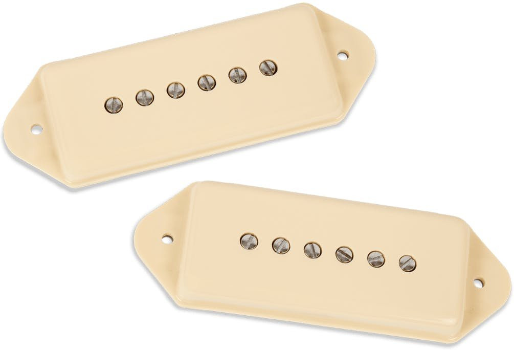 Seymour Duncan Silencer P90 Dog Ear Hot in Cream Pickup Set Seymour Duncan Silencer P90 Dog Ear Hot in Cream Pickup Set