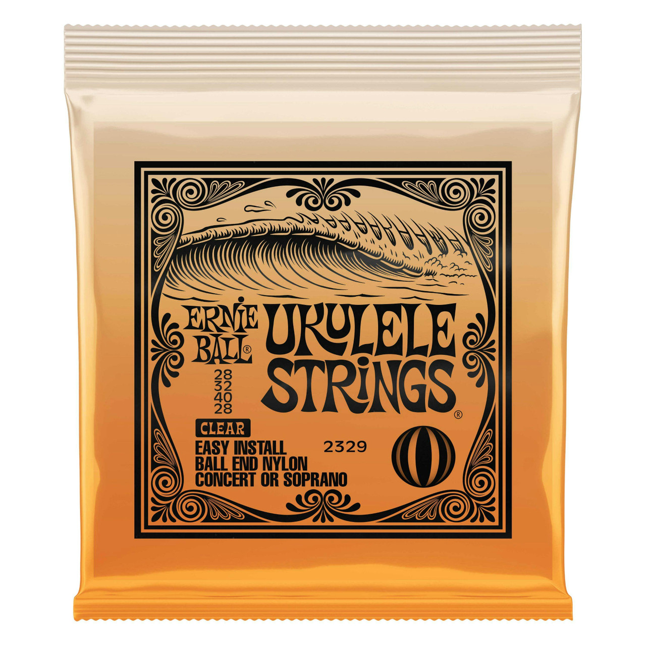 Ernie Ball Concert/Soprano Clear Ukulele Strings Ernie Ball Concert/Soprano Clear Ukulele Strings