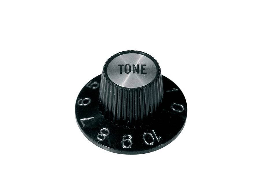 Replacement Electric Guitar Witch Hat Tone Knob in Black Replacement Electric Guitar Witch Hat Tone Knob in Black