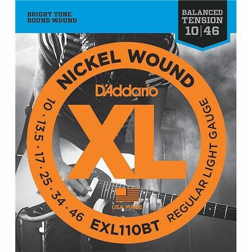 D'Addario XL110BT 10 46 Nickel Wound Balanced Tension Regular D'Addario XL110BT 10 46 Nickel Wound Balanced Tension Regular
